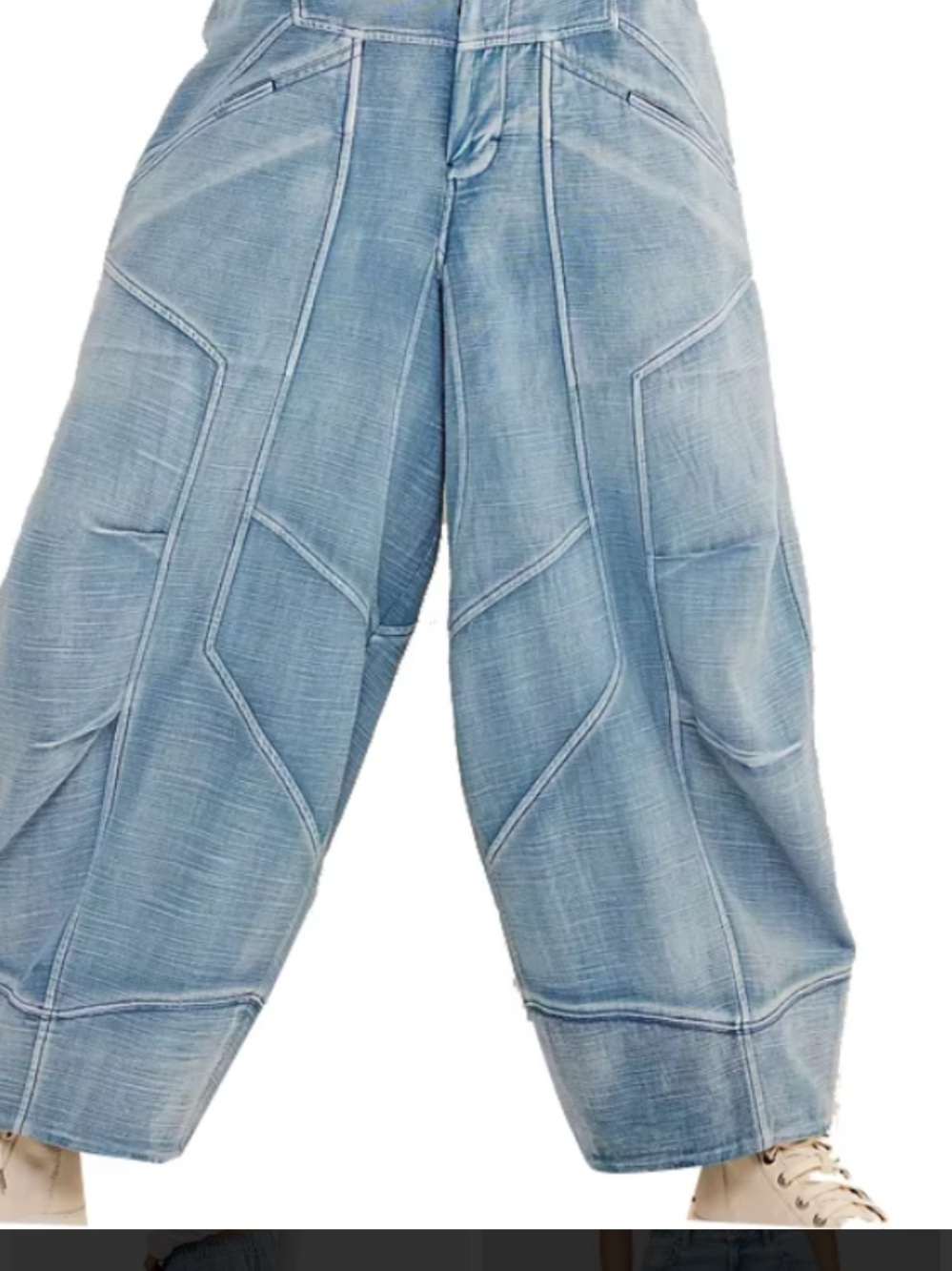 Free people Light Blue women Relaxed Panel Jeans - Picture 7 of 7
